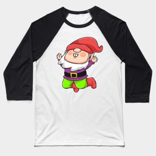 Gnome Jump Baseball T-Shirt